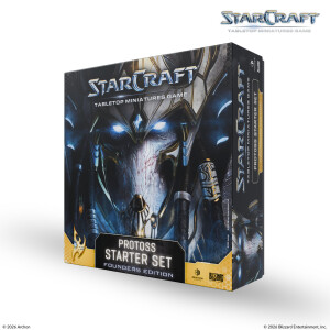 StarCraft: Tabletop Miniatures Game - STARCRAFT® PROTOSS STARTER SET FOUNDERS EDITION