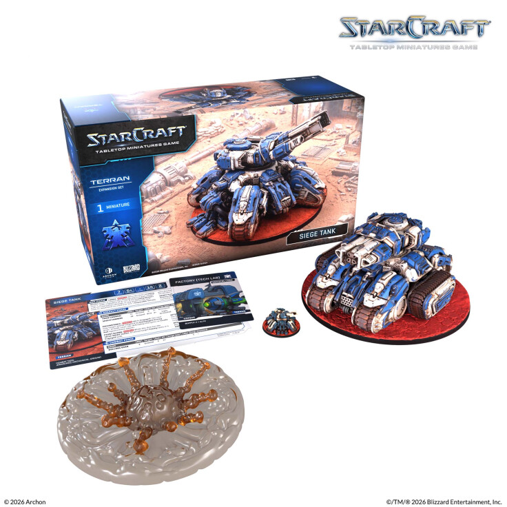 STARCRAFT® SIEGE TANK - TERRAN - EXPANSION SET #4